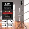 Portable Mobile Live Streaming Light Stand with Free Rotation and Thickened Tripod