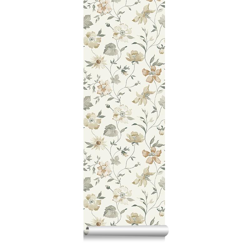 Frische Blume Selbstklebende Tapete Wohnzimmer Schlafzimmer Küche Wandrenovierung Heimdekor Aufkleber Möbel Makeover Aufkleber