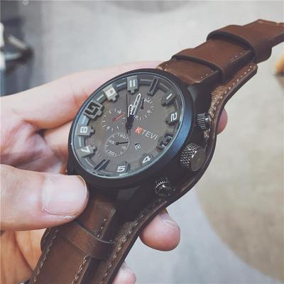 Men's Watch Fashion Trend Casual Creative Personality Special Forces Large Dial Watch Men