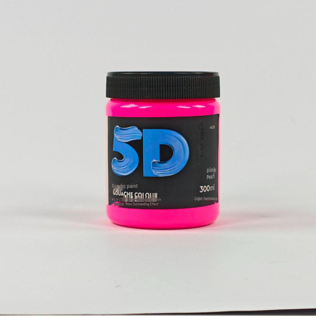 Lata de Pintura Acrílica de 300 ml: Impermeable, Ideal para Estudiantes de Arte, Proyectos de Bricolaje y Arte Pintado a Mano por Niños