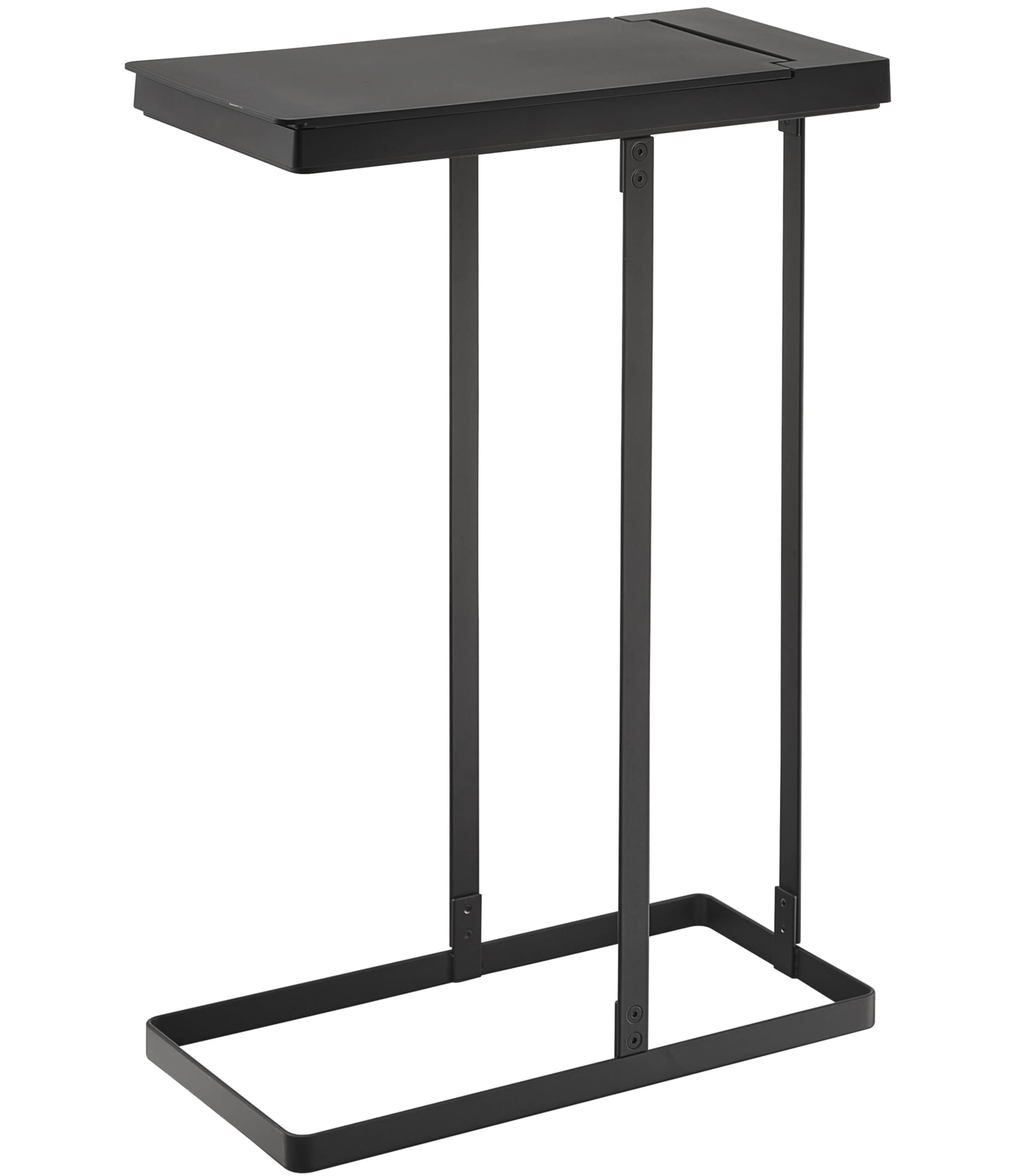 

Yamazaki Tower Slim Trash Can with Lid, 45L, Black, Dimensions: 19cm W x 40cm D x 54cm H, Easy Bag Removal, Product Code: 5839