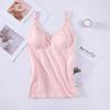 Lace Trim Wireless Nursing Camisole Bra - Pregnancy & Convenient Feeding