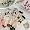 Lustige Socken Mode Harajuku Vintage Baumwolle Frauen Socken Casual Mode Cartoon Druck Japanischen Kawaii Mädchen Süße Socken