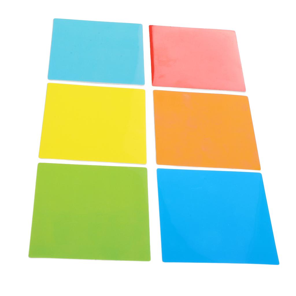 12 buc Autocolant pentru șters uscat Colorat Impermeabil Reutilizabil Notițe adezive tip tablă albă cu marker pentru perete