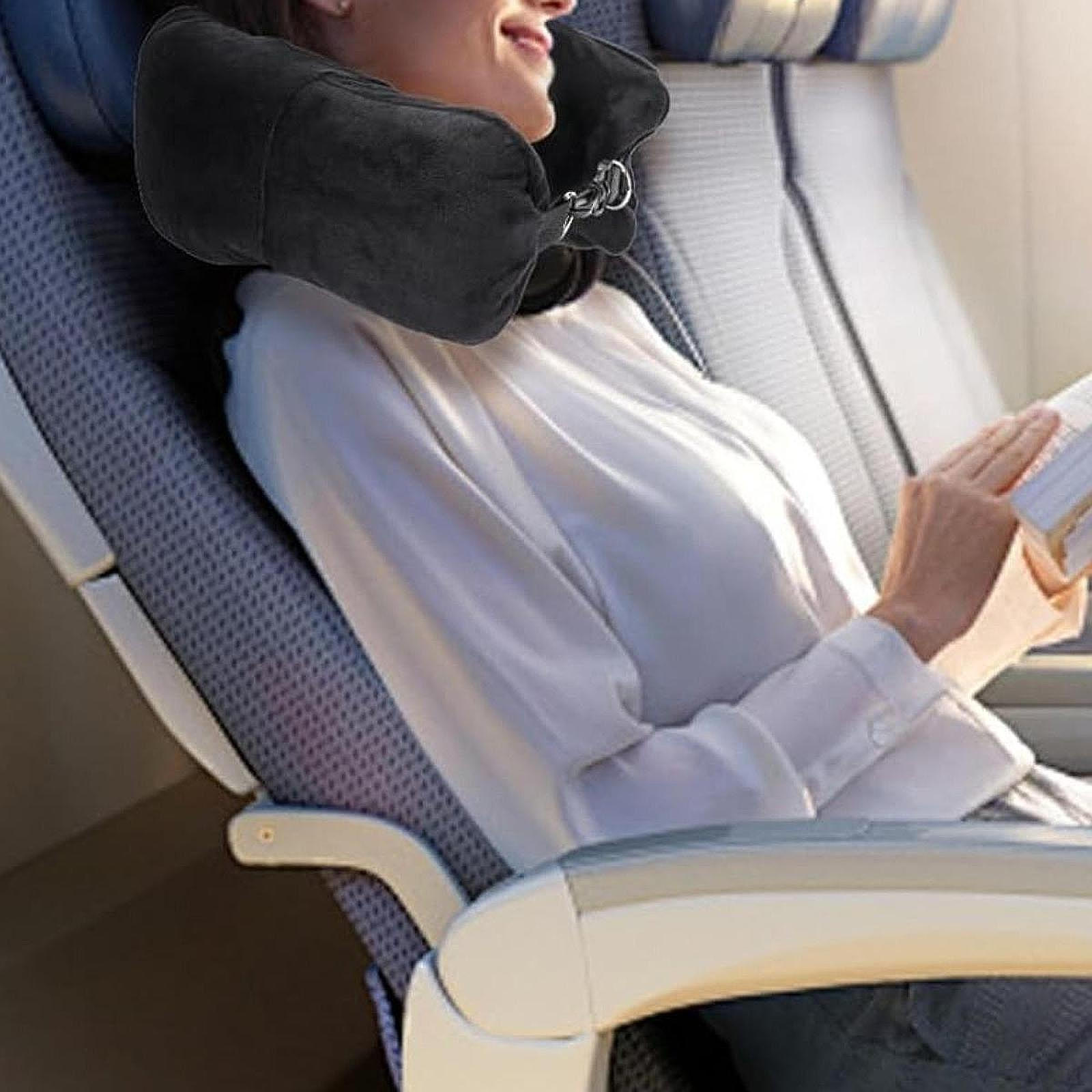 

Чехол для подушки для путешествий, набиваемый одеждой, складной, U-образный, наволочка для багажа серый