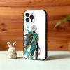 Genshin Alhaitham Phone Case For iPhone17 16 15 14 13 12 11 Pro Max Plus,5G Soft Black Case