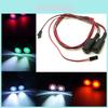 Premium 2 Leds Angel And Demon Eyes Led Headlight Bulb For 1/10 Rc Crawler Car