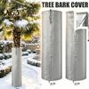 Fruit Tree Protection Wrap Palm Protector, Aluminum Foil Wrap, Trunk Guard with Outdoor Garden Insulation Drawstrings, Winter Cover for Cold