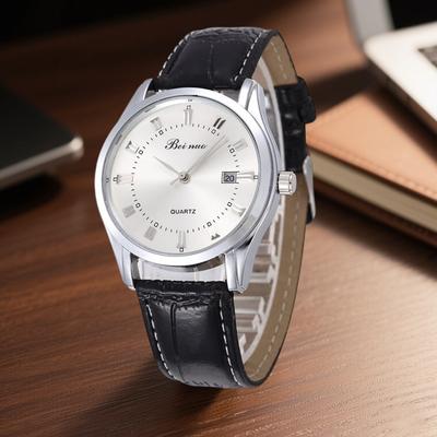 Simple Quartz Wrist Watches for Man Luxury Brand Men's Watches Fashion Business Leather Belt Man Watch Clock Gift Reloj Hombre