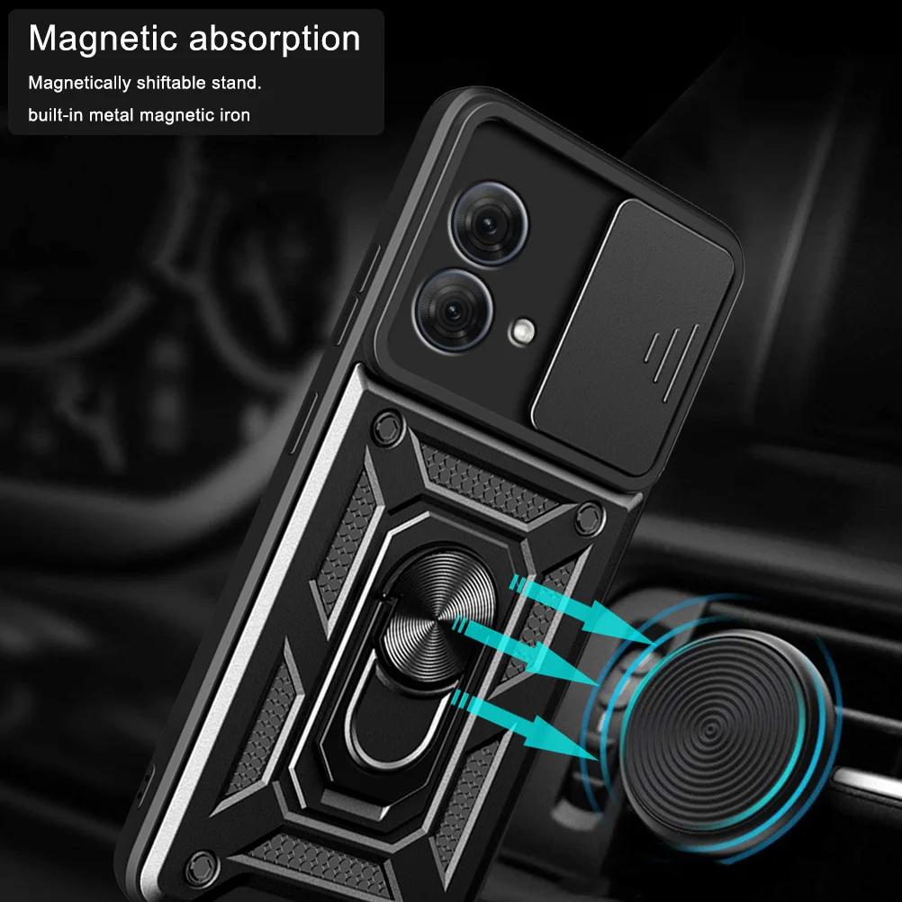 Pentru Carcasă Motorola G84 G54 G14 E13 G73 G53 G13 G23 E22 G62 G32 G22 G52 G60 G30 G10 G51 Suport Inel Magnetic Stand Husă de Protecție