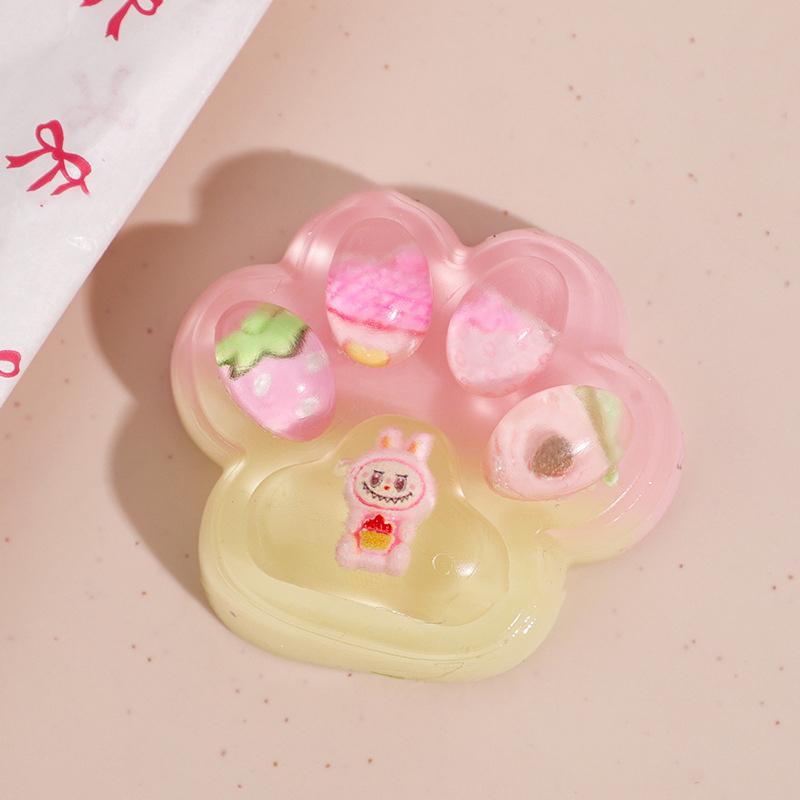 Søt Kattepote Klem Klype Leke Myk Sakte Tilbakesprett Strekk Dekompresjonsleker Barn Voksne Gave