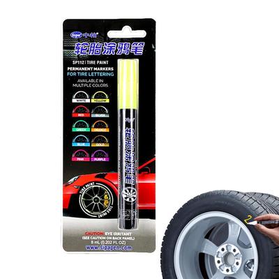 Reifenstift, Wasserdichter Reifenmarker, Auto-Reifenstift Stift Weißes Reifendesign