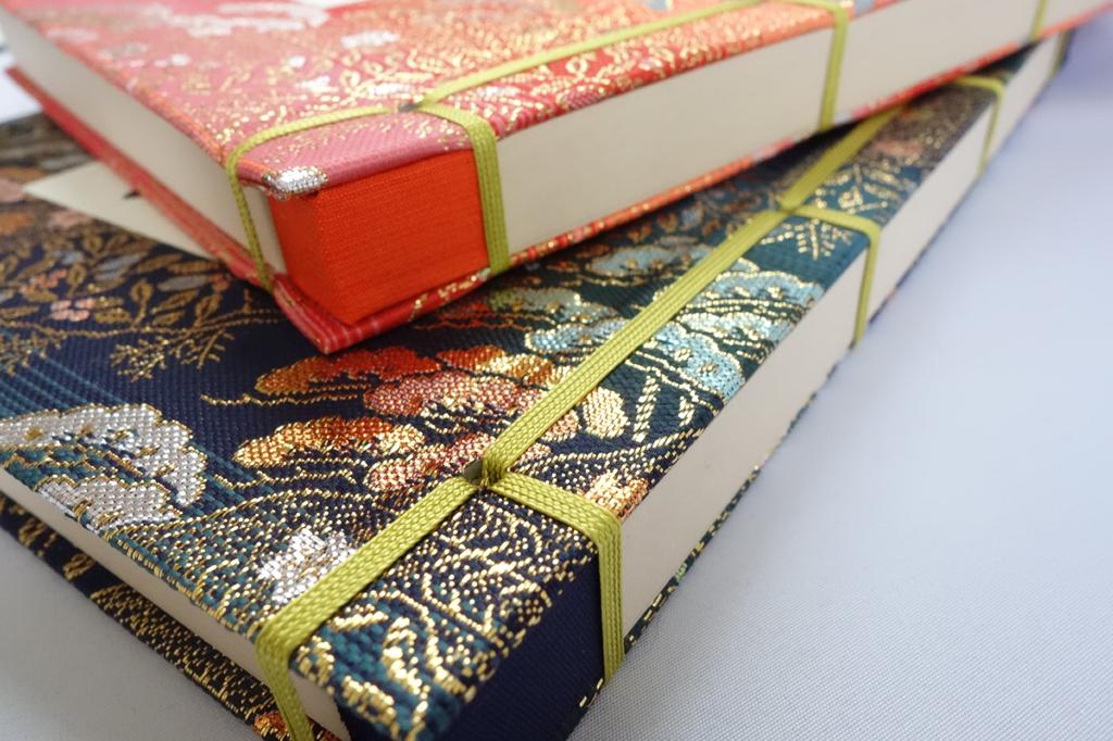 Shikoku Pilgrimage 88 Temples Stamp Book with Vinyl Cover, Hotokudo Original Bookmark, Line Drawing, Large Size, Navy Blue