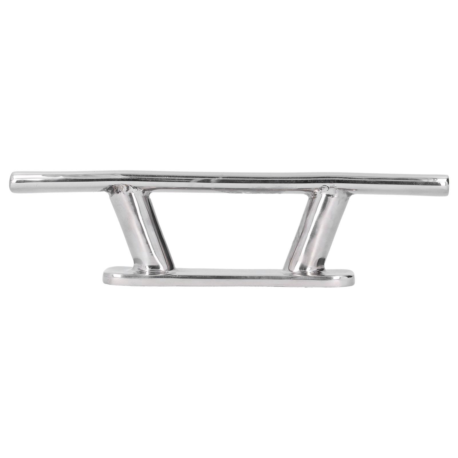 

200mm 8in Stainless Steel Mooring Cleat Elliptical Tube Type Dock Deck Rope for Boat Yacht RV