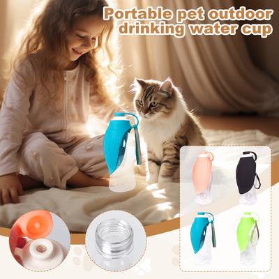 Tigela de Água Animal de Estimação Copo de Água para Viagem Garrafa de Água para Cão Dispensador de Água Portátil para Exterior Copo Companheiro para Cão Dispositivo para Beber