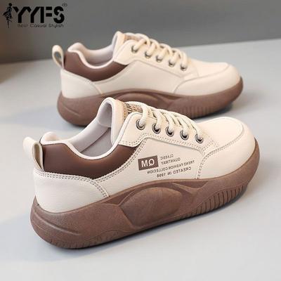 Women Fashion Sneakers Outdoor Non-slip Lace-up Skateboarding Shoes Lightweight Comfortable Casual Breathable Walking Sports Flat Shoes For Women