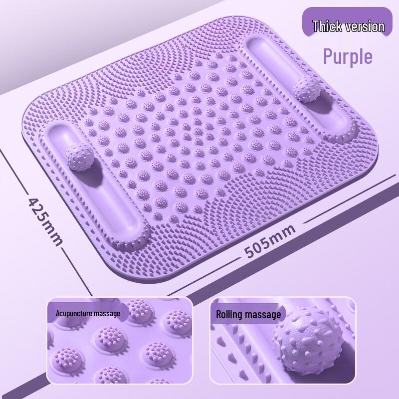 JIMAi Liquid Silicone Acupressure Foot Mat with Dual Massage Balls