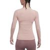 Nike Solid Color Crew Neck Slim Fit Long Sleeve Fitness Top Women Tops Pink DD0594-609