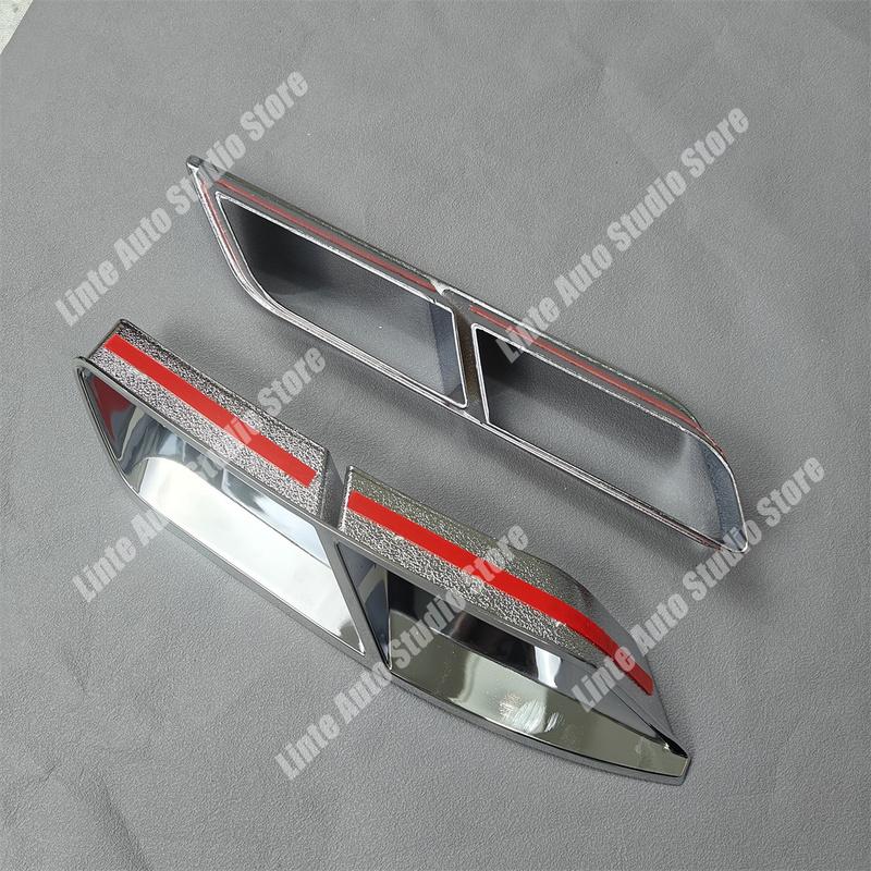 For Volkswagen Passat B8.5 2019 2020 2021 2022 2023 Rear Bumper Silver Plating Decorative Strip Spoiler Splitter BodyKits Tuning