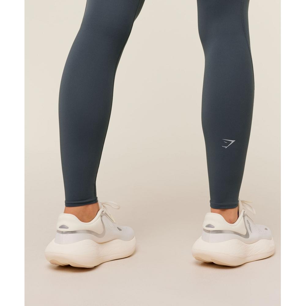 Gymshark Running Pocket Leggings Titanium Blue B3c7s Ucmq