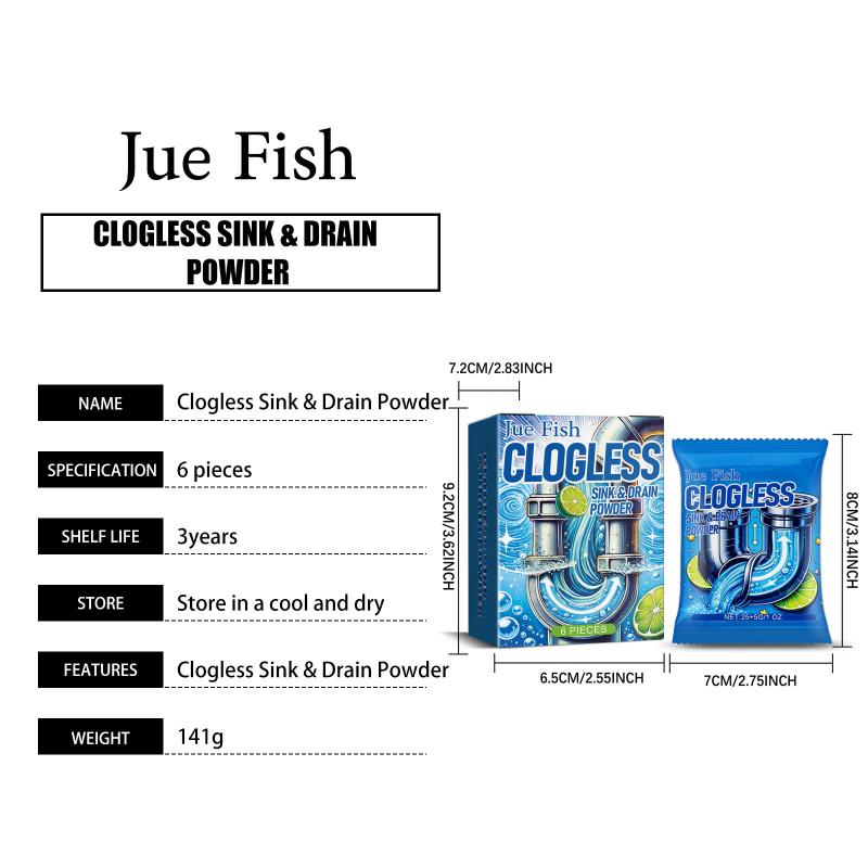 Drain Cleaner, Kitchen And Toilet Drain Cleaner, Deodorizer, And Unclogger.