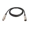 XLR Stecker auf Buchse Mikrofonkabel Verschleißfestes XLR Stecker auf Buchse Soundkabel 1,5 m