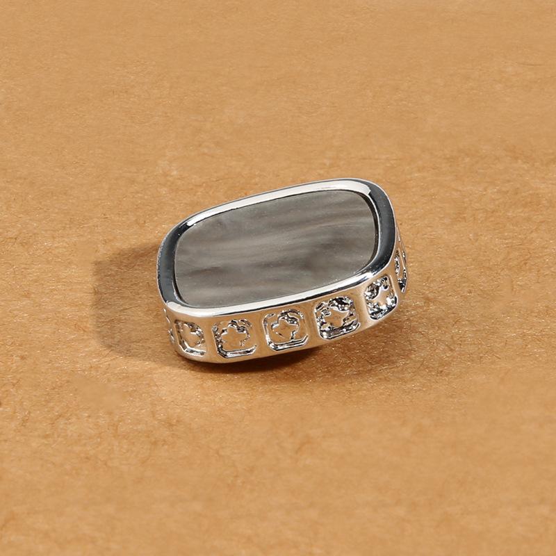 10Pcs Square Metal Buttons High-End Clothes Jacket Suit Button Accessories Versatile Gold Button Small