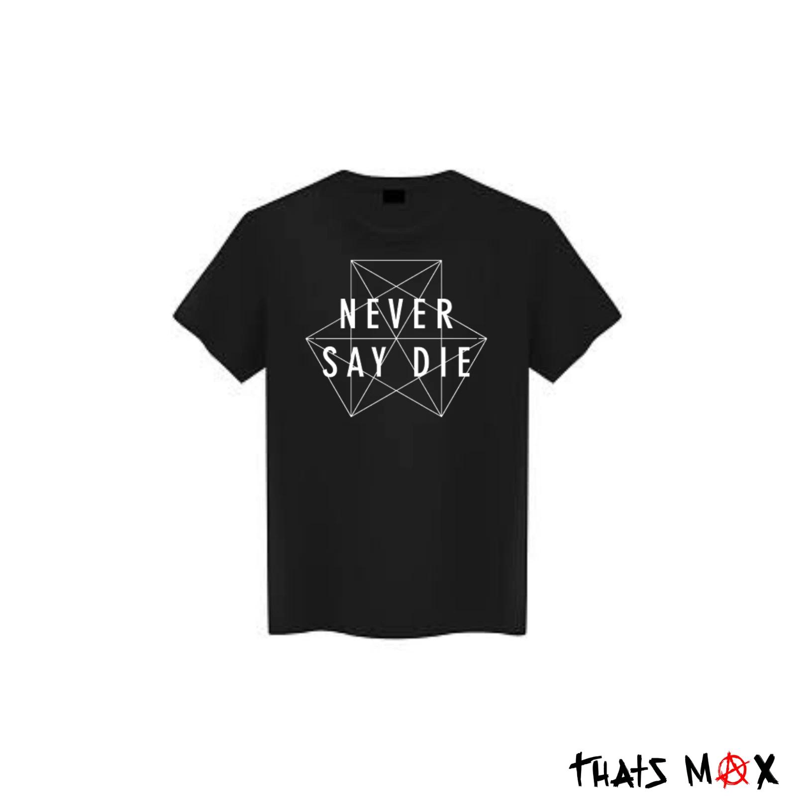 Never Say Die Records Logo Tee Shirt M