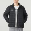 Under Armour Solid Color Stand Collar Sports Windproof Warm Down Jacket Unisex Jacket Black 23600804-001