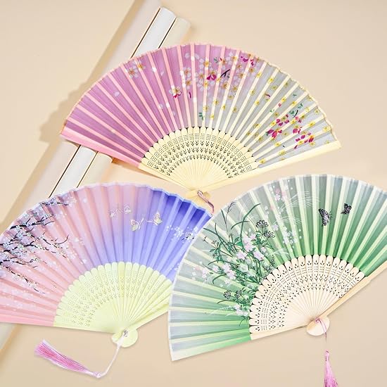 [Formemory] Folding Fan, Men's/Women's, Bamboo, Japanese Style, Summer, Silk, Stylish, Japanese Acce