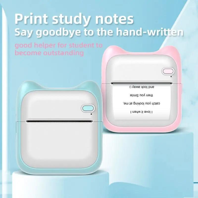 5PCs Printing Paper + Wireless Mini Pocket Wrong Question Printer