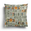 Retro Ethnic Totem Plush Pillowcase Home Sofa Cushion Cover Cartoon Pattern