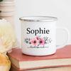 Personalized Maid of Honor Mug, Custom Initial and Name Cup, Customized Coffee Mug Outdoor Cup Bride Wedding Gifts for Bridesmai
