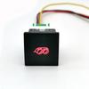 1PC DC12V Car LED DRL Camera Power ON off Fog Light Switch Button with wire For Golf 6 Jetta MK6 Scirocco Touran 2006 - 2012