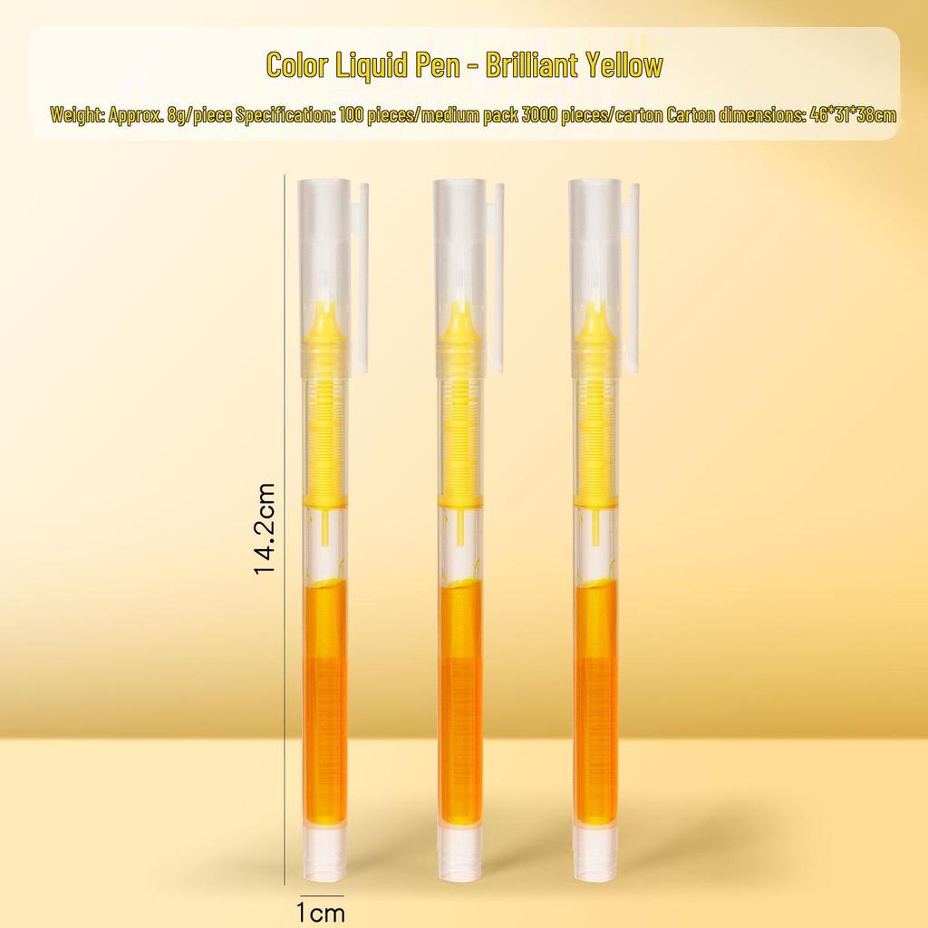 Quick-Drying Black Gel Ink Rollerball Pen, Large Capacity 0.5mm - Ideal for Students and Practice