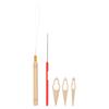 Dreadlocks Tool Set Dreadlocks Braid Rings Hair Extension Crochet Hook Hair Decoration AccessoriesGold