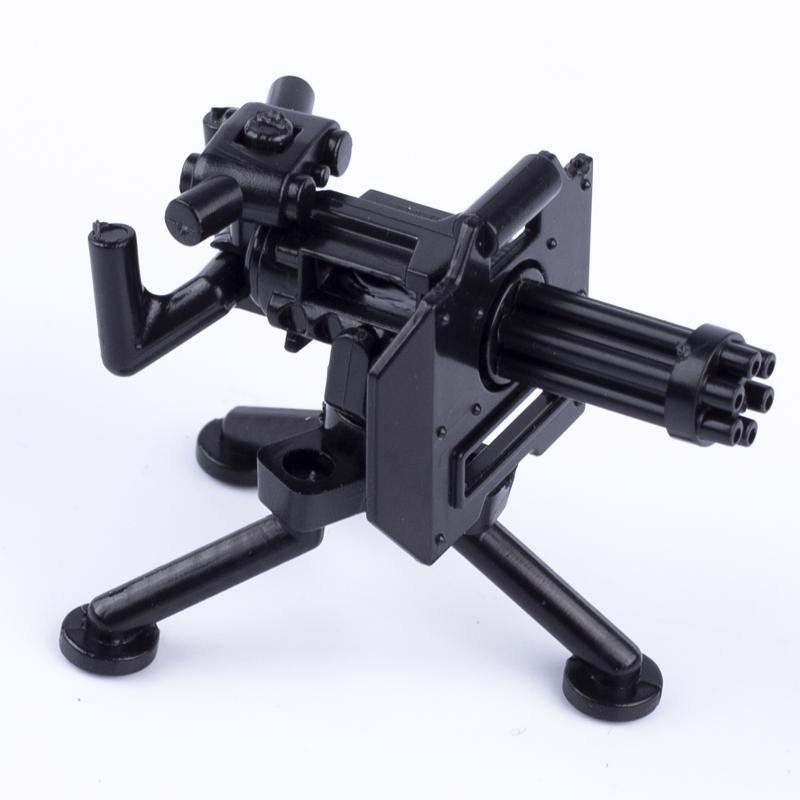 MOC WW2 Militärpistole Kanone Bausteine Schwere Waffen Kriegsszene Soldaten Armee Figuren Zubehör Waffen Steine Spielzeug