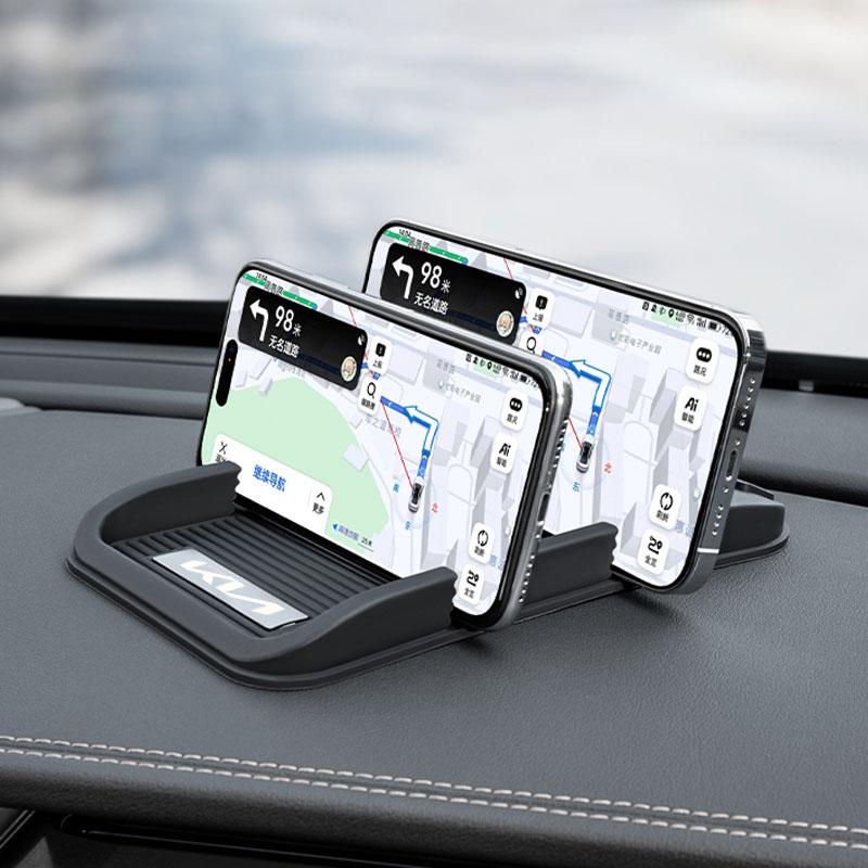 Car Non-Slip Mat Slide-Proof Pad Dashboard Sticky Dash Phone Mobile Holder For KIA RIO 2 3 4 5 Xline X Line Car Accessories
