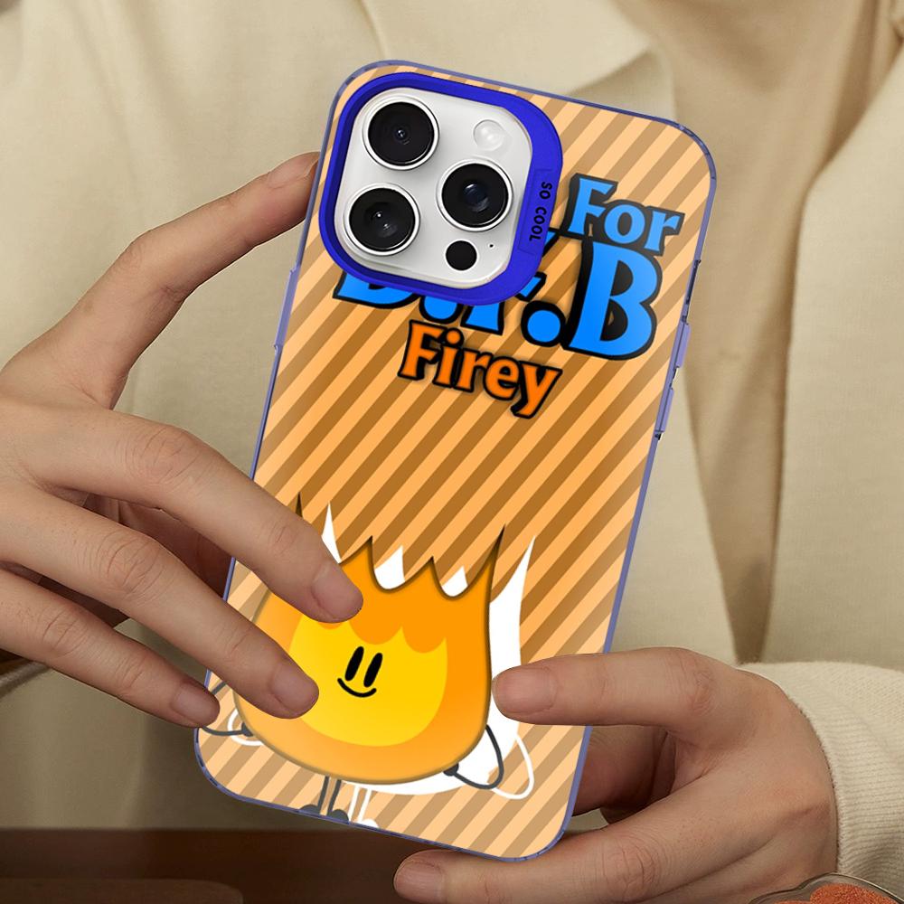 Bfdi Poster Battle For Dream Island Phone Case For IPhone 16 15 14 13 12 11 Pro Max X XR XSMAX Plus Matte Shockproof Back Cover