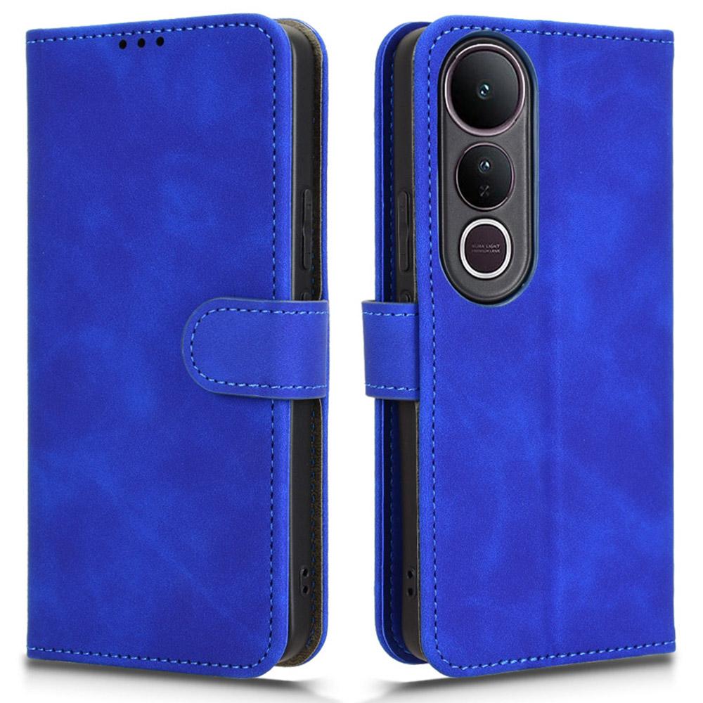 For vivo V50 Lite 5G Leather Case Skin Feel Anti Drop Wallet Flip Phone Cover