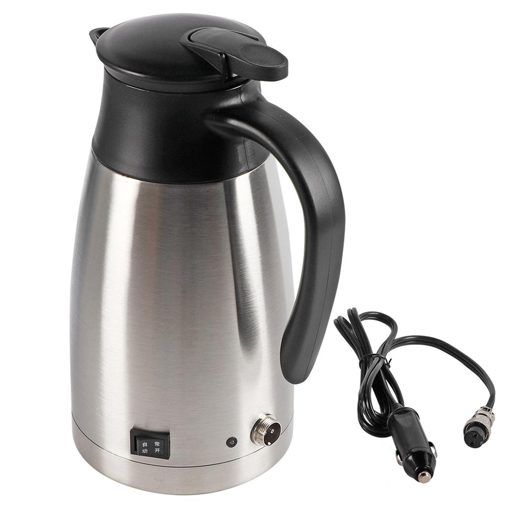 12V 1000ml Stainless Steel Car Automobile Electric Heating Kettle Portable Water Cup