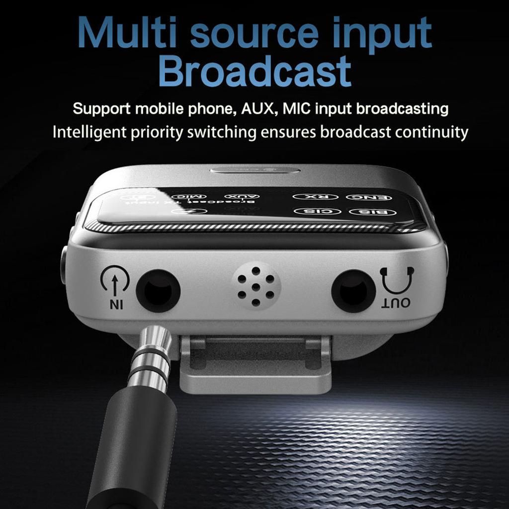 Bluetooth-compatible 5.4 Audio Receiver with Multiple Audio System Wireless Broadcast Adapter for Home Stereo Music Streaming