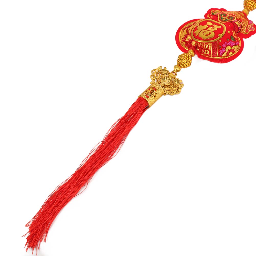 Traditional New Year Ornaments Creative Exquisite Hanging Decoration Reusable with Tassel Spring Festival Pendant Living Room