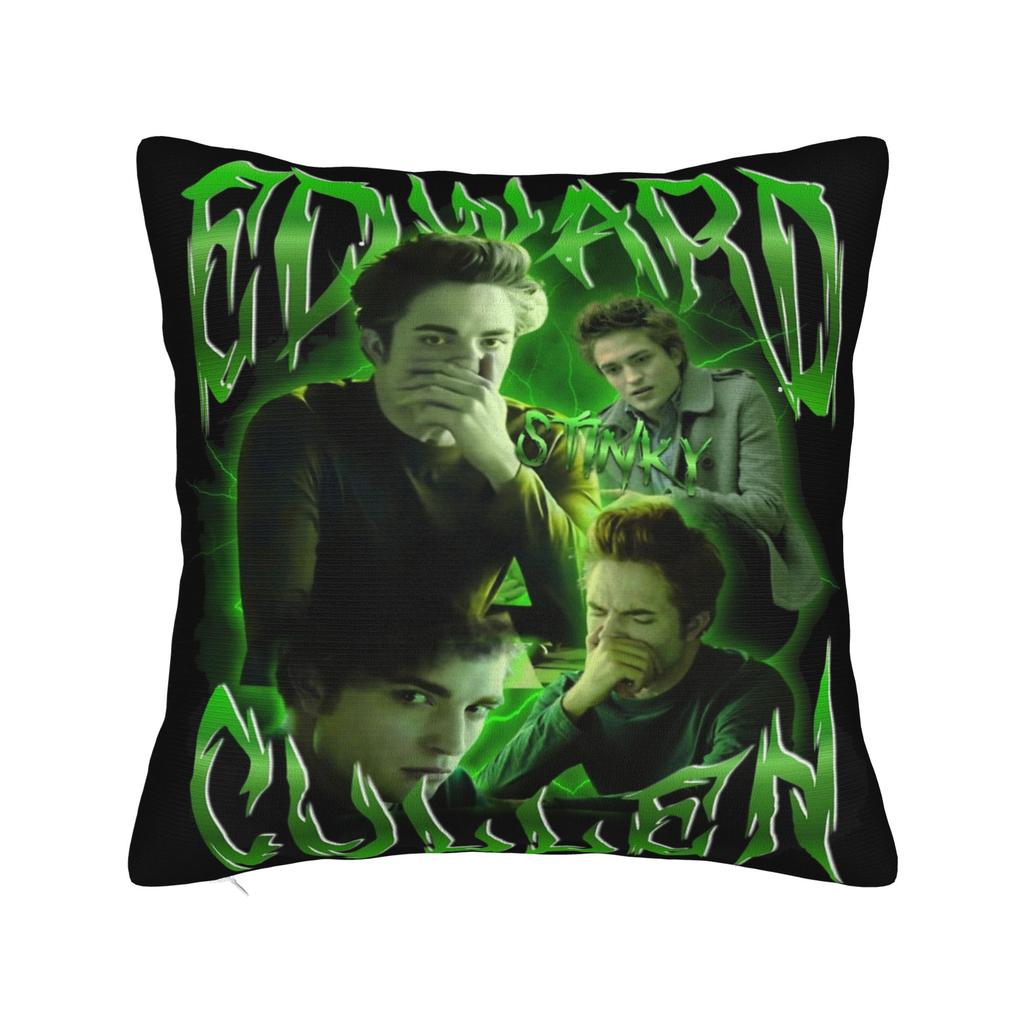 Funny Edward Cullen Jacob Twilight Pillow Cover Comfy Cushion Cover Morden Pillow Case For Living Room Sofa