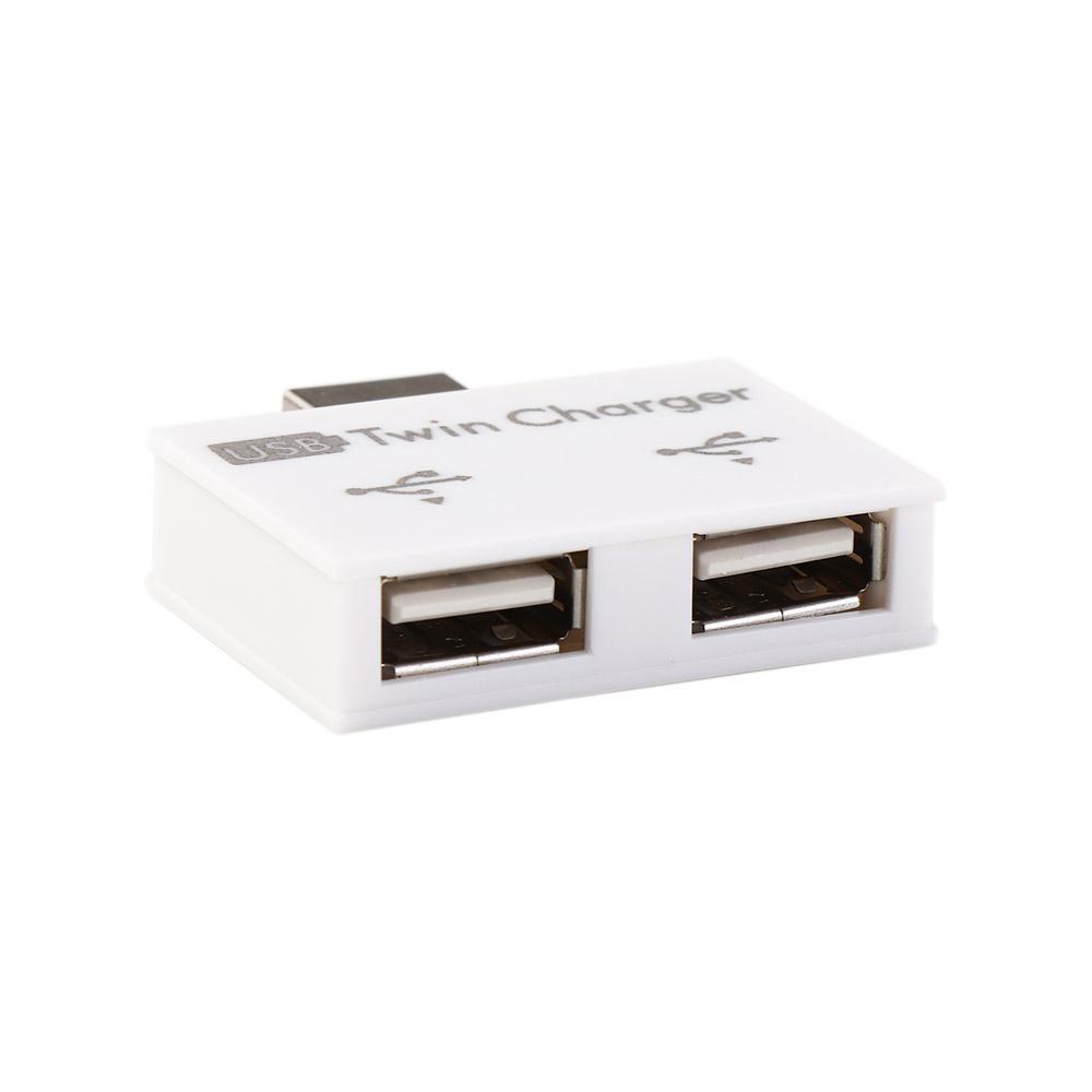 1 Male To 2 Port Female USB2.0 Charging Splitter USB Charging Extender USB 2.0 Charging Hub