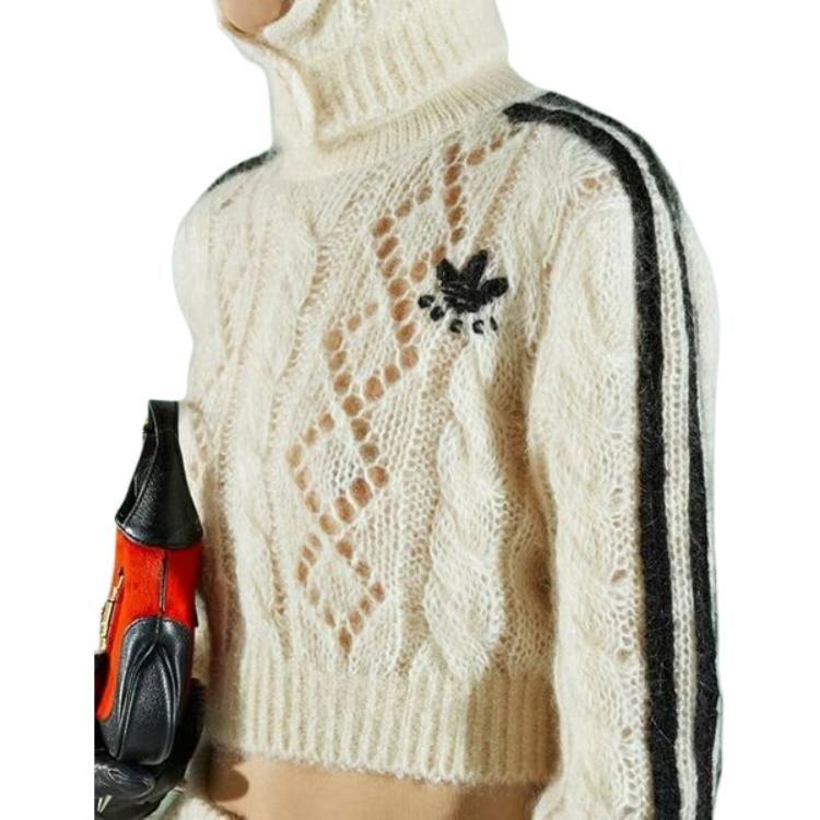 Gucci X Adidas Mohair Knit Sweater Ivory 713023-XKCMO-9791