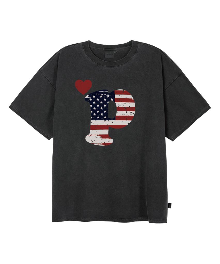 PRIMATE Pmerica Oversized Pigment Short Sleeve T-Shirt 3 Colors