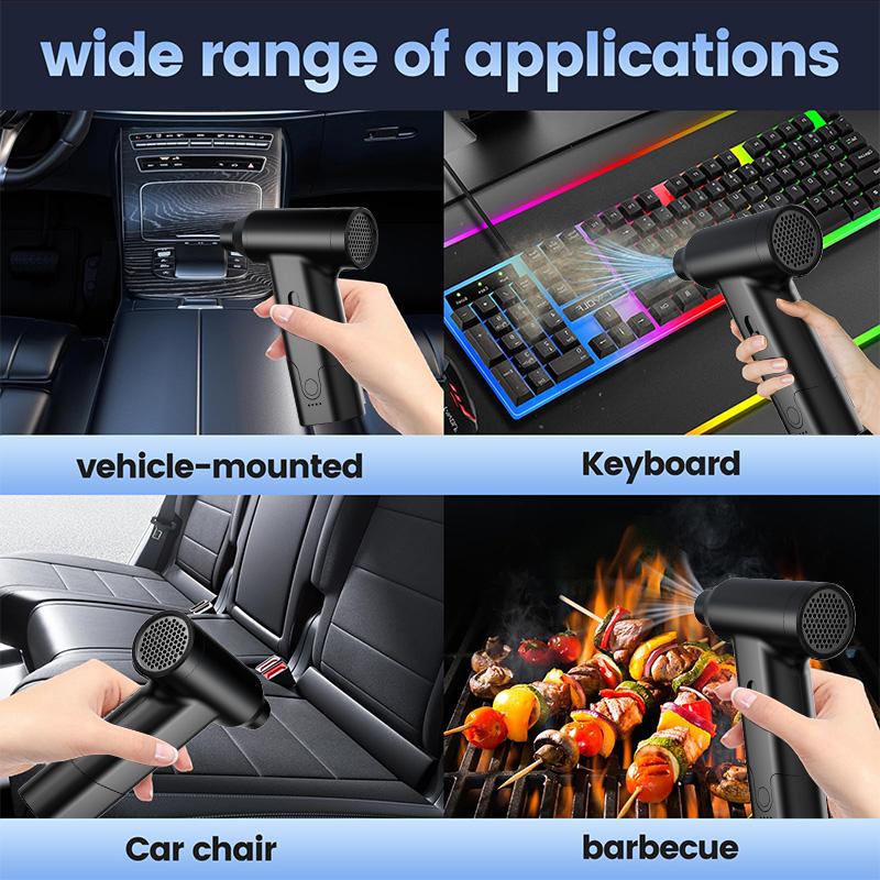 3-in-1 Air Duster Vacuum Cleaner Wireless 110000 RPM Brushless Adjustable Turbo Jet Blower Fan Dust Removal Jet Dry Blower Car