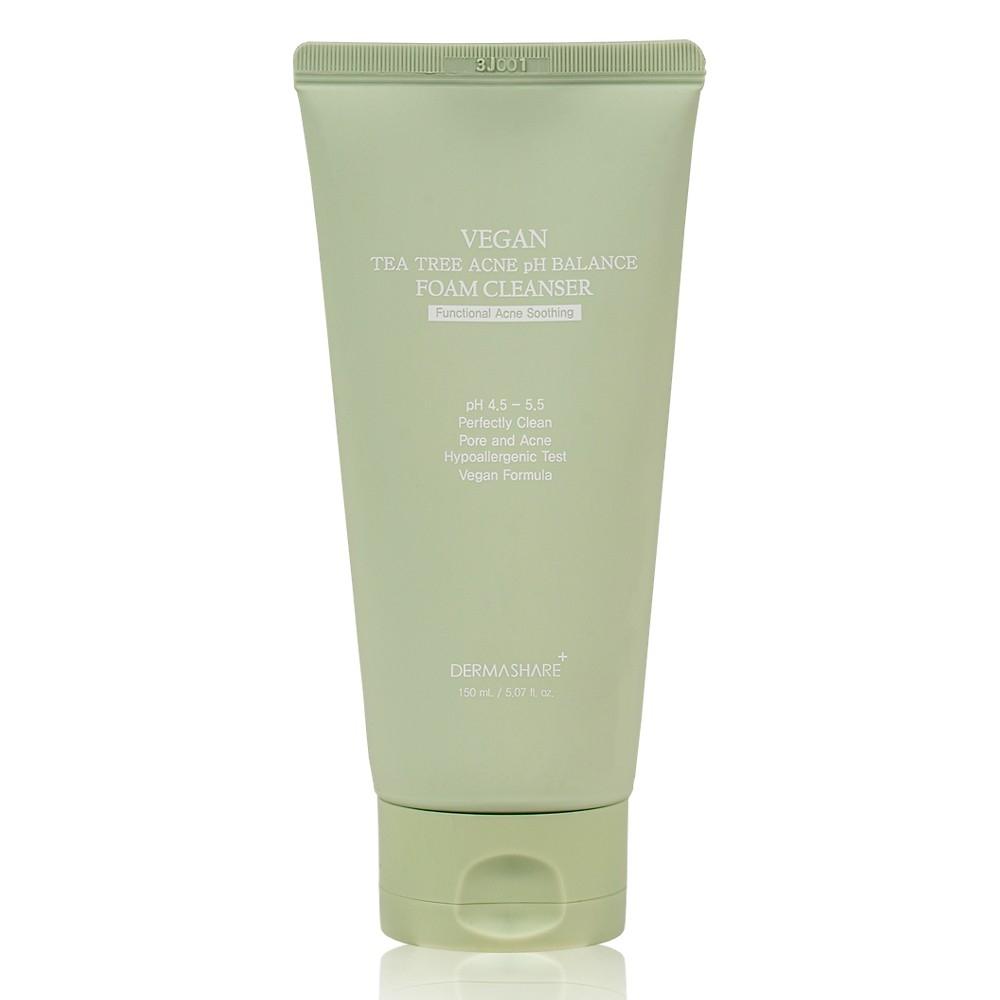 

Dermashare Веганский пенящийся гель для умывания с чайным деревом для проблемной кожи 150 мл