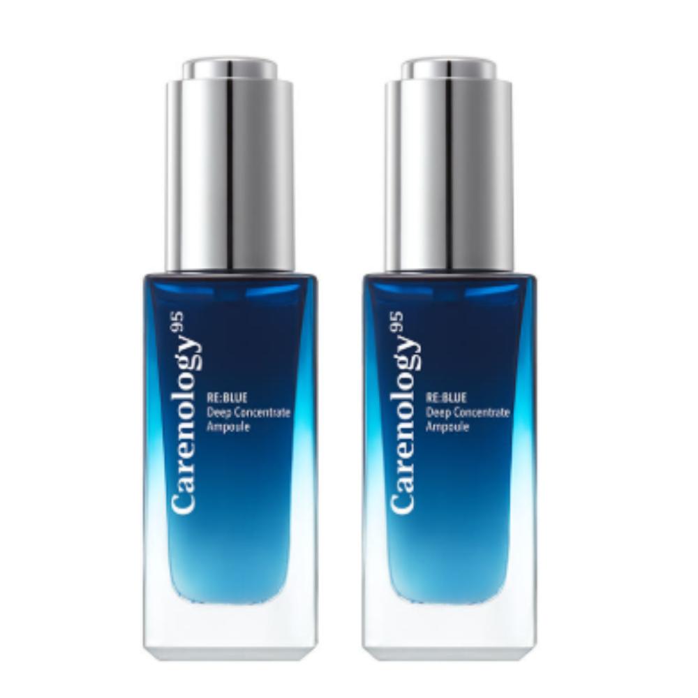 Carenology Re-blue Deep Concentrate Ampoule 30ml Double Set (Skin Barrier & Antioxidant)